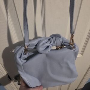 LC Lauren Conrad Blue Crossbody Purse